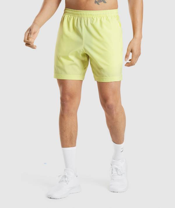 Panske Šortky Gymshark Sport Stripe 7" Zelene | AI8413276